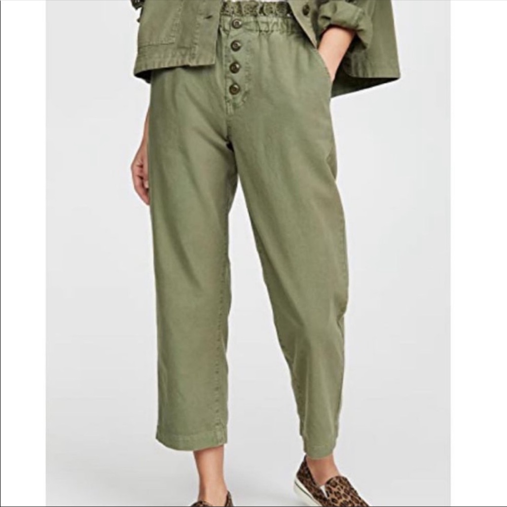 The Great. Eyelet Gunny Sack Trouser